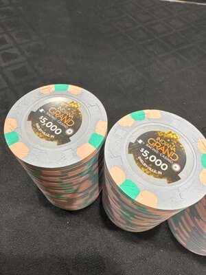 Indiana Grand $5000’s by the barrel.