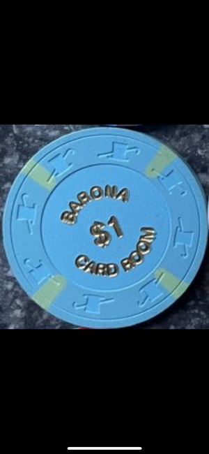 Barona Card Room $1 Stamp (45 more!)