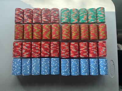 mixed THC racks 800 chips