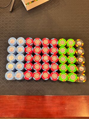 Discovery cruise lines (mostly) mixed 900 chips