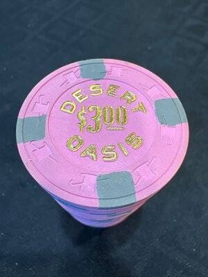 Desert oasis hot stamp $3 x 19 chips.