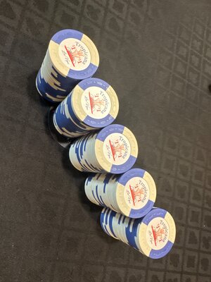 CapDash Trop ver 1 $1 chips by the rack.