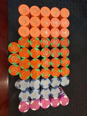 Tropicana Hot Stamp Set 1055 chips
