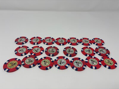 Grand Casino Gulfport $5s and $25s for Copa Casino $100s