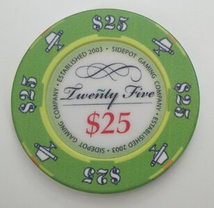 Cigar & Snifter Ceramic Poker Chip Set