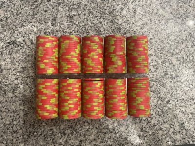 few different racks of THCs